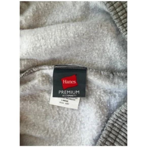 Men's Hanes Gray Sweatpants. Size L - Picture 3 of 3